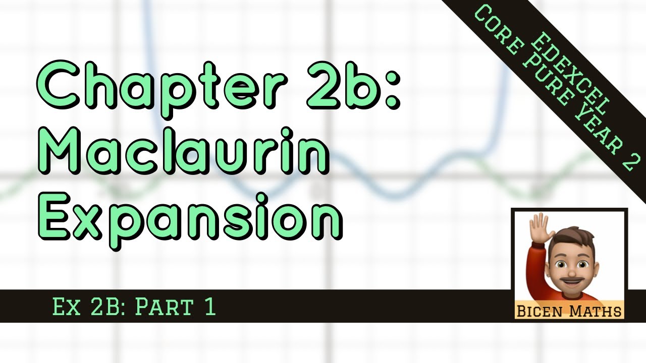 Maclaurin Expansion 1 • Higher Derivatives • CP2 Ex2B • 🎯