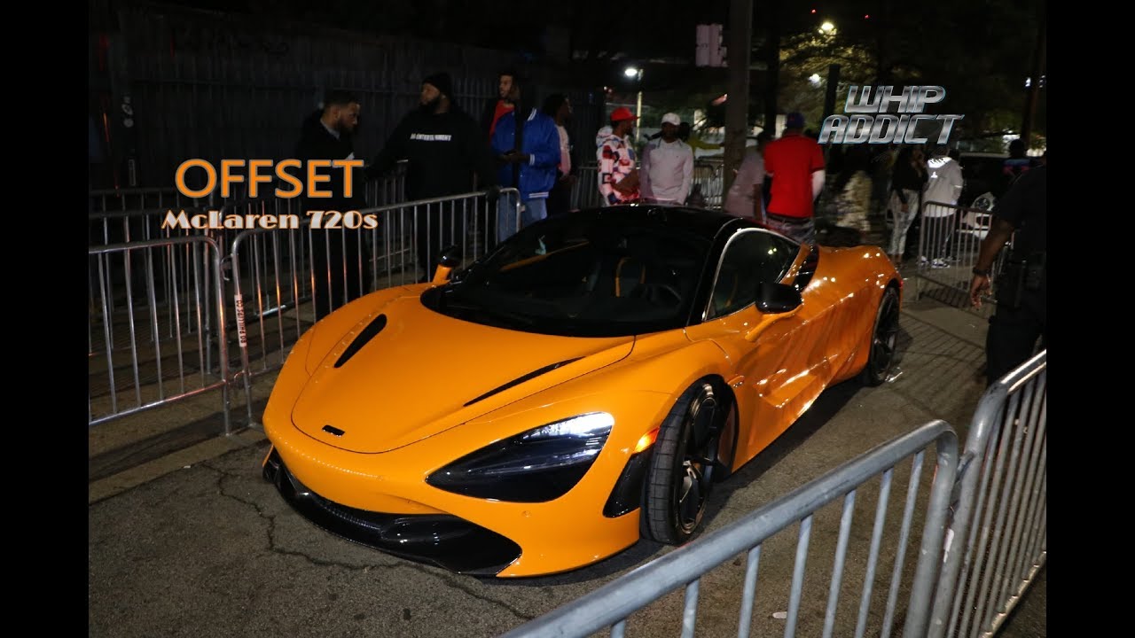 WhipAddict: Offset Arrives In Orange McLaren 720S Super Bowl Weekend, Compound ATL