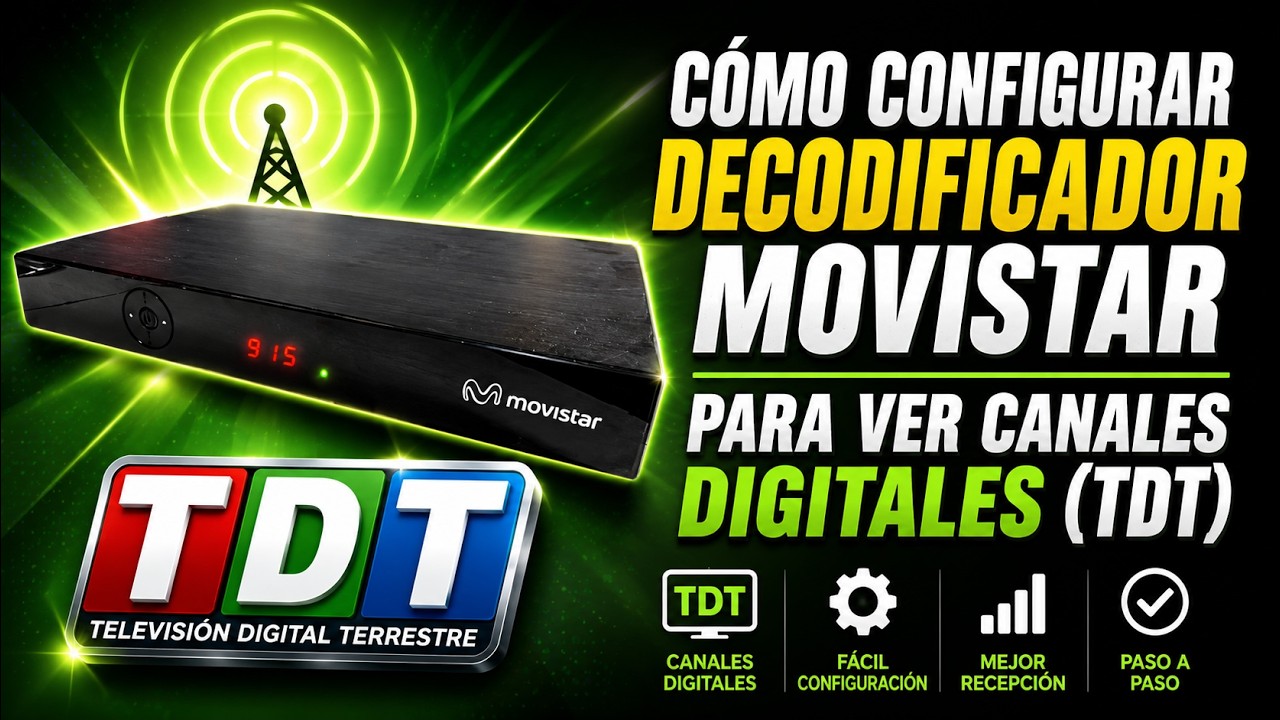 COMO USAR DECODIFICADOR ANTIGUO DE MOVISTAR PARA TELEVISION DIGITAL