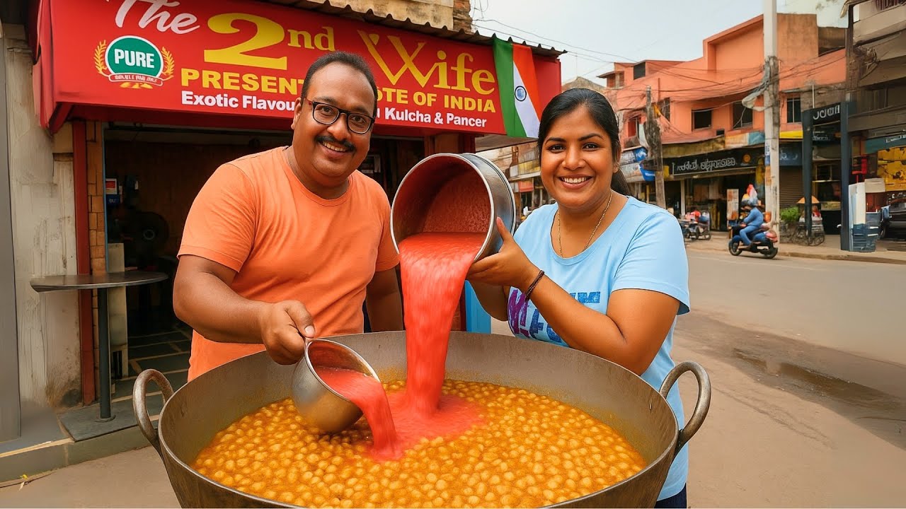 Epic Street Food Feast | Nutri Kulche Made in Mega Quantity by Husband & Wife 🍛🔥