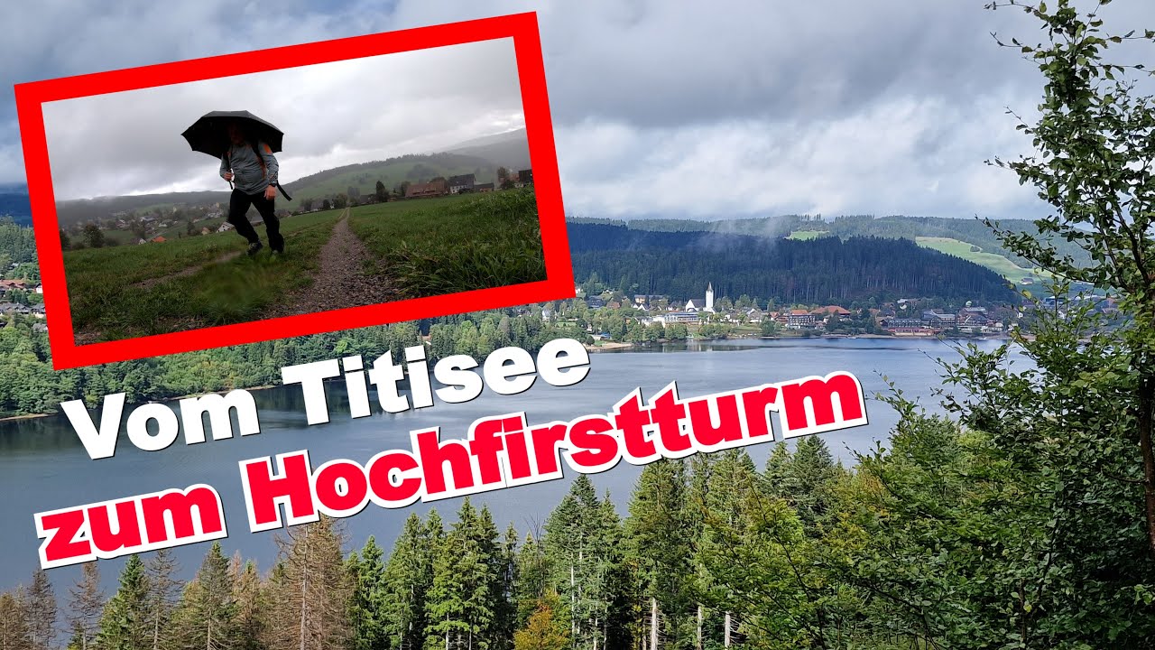 Vom Titisee zum Hochfirstturm bei herbstlichem Wetter (18,5 km-Runde), zurück über Saig 🎒🗼☔