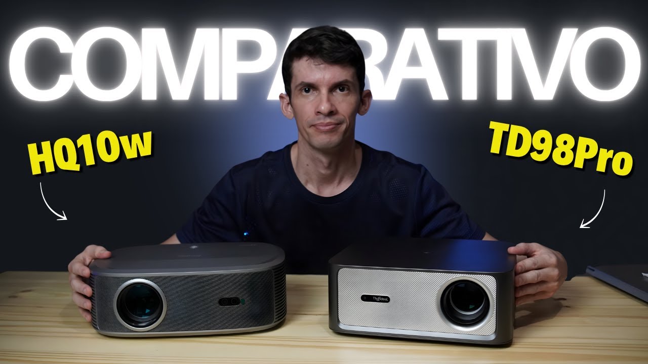 COMPARATIVO | THUNDEAL TD98PRO vs EVERYCOM HQ10W: Qual Projetor Rei do Custo Benef&iacute;cio?
