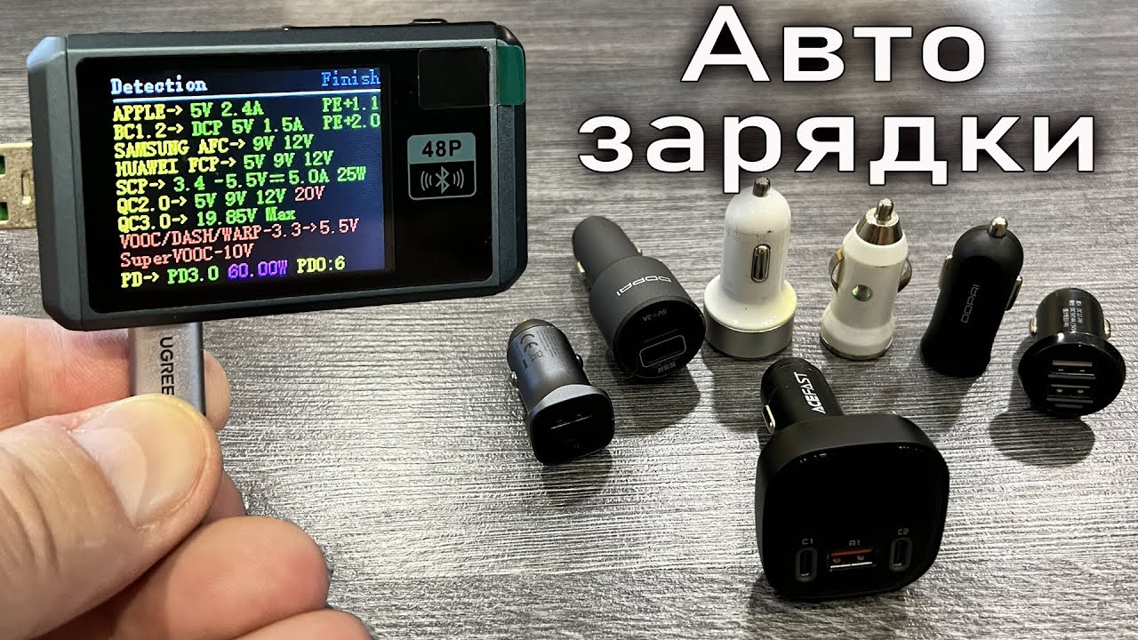 Автомобильная зарядка долго заряжает смартфон. Тест авто зарядок в прикуриватель.