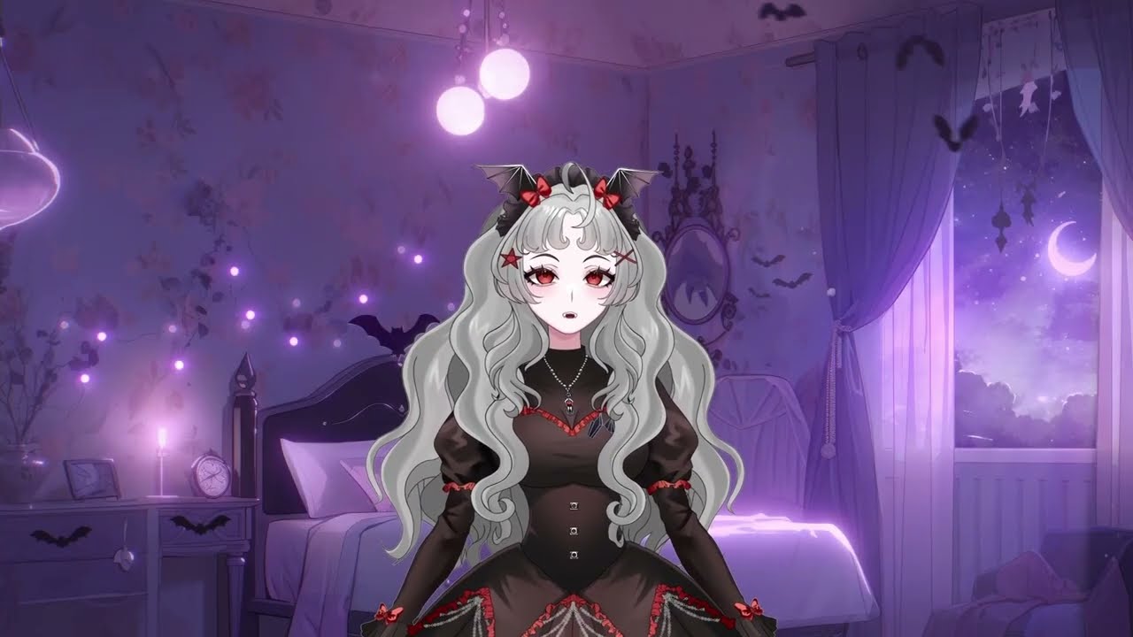 ♡ Sleepy Cemetery Tour | Soft-Spoken Vampire ASMR ♡