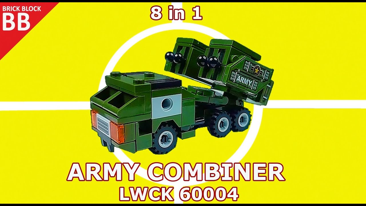 LEGO Combiner Army Warrior LWCK 60004 ( 01 ) ⚡️ Speed build How to make a Robot Transformers bricks