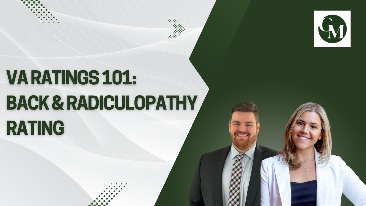 How Does VA Rate Veterans' Back and Radiculopathy Conditions?