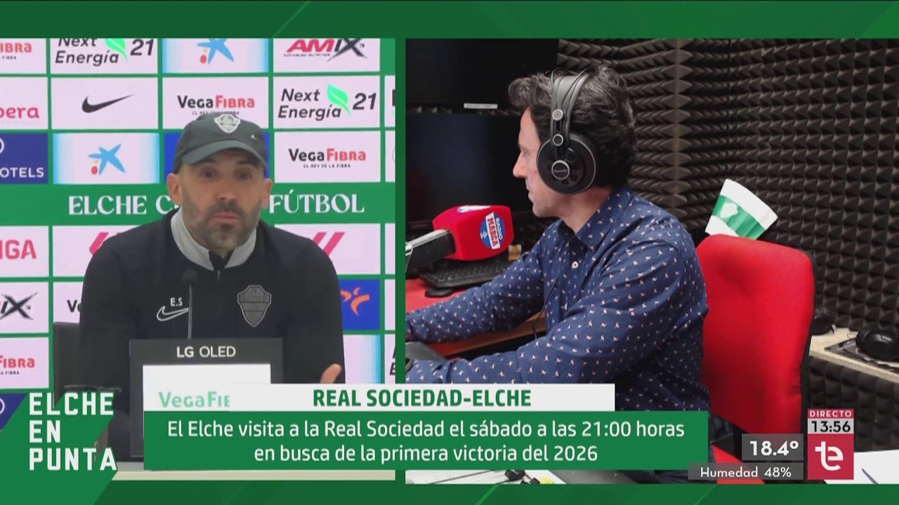 ELCHE EN PUNTA | El #RealSociedadElche y triple presentación: Villar, Tete y Buba - 06/02/2026