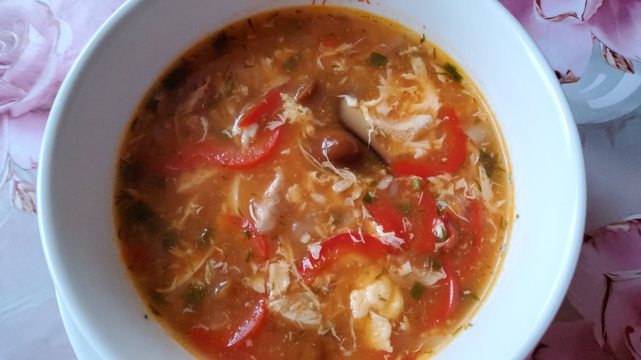 Вкусный Пекинский суп как в Ресторане.Pekkingsuppe
