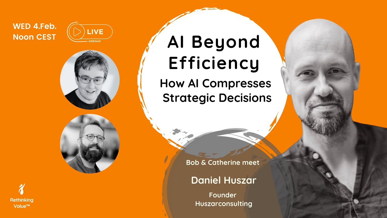 AI beyond Efficiency - How AI compresses Strategic Decisions 📱