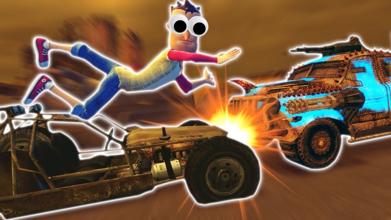 NUCLEAR MAD MAX ZOMBIE SURVIVAL WITH CAR CRASHES! (Garry's Mod Gameplay & Gmod Roleplay)