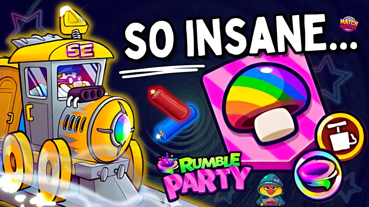 INTENSE MIGHTY MUSHROOMS PARTY RUMBLE + BLOW'EM UP | THIS NEW MODE IS CRAZY🔥