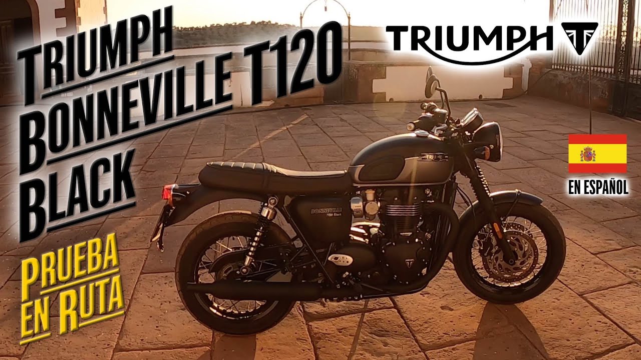 Triumph Bonneville T120 Black - Prueba y ruta - Opinión en Español.