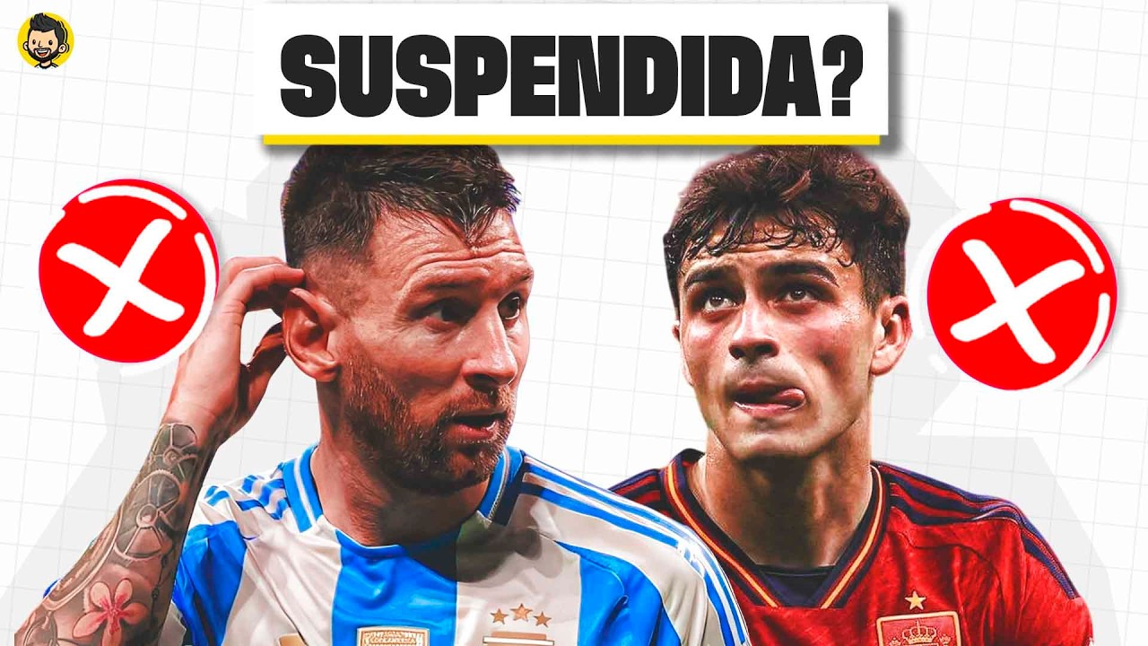 ¿FINALISSIMA SUSPENDIDA? No pero...