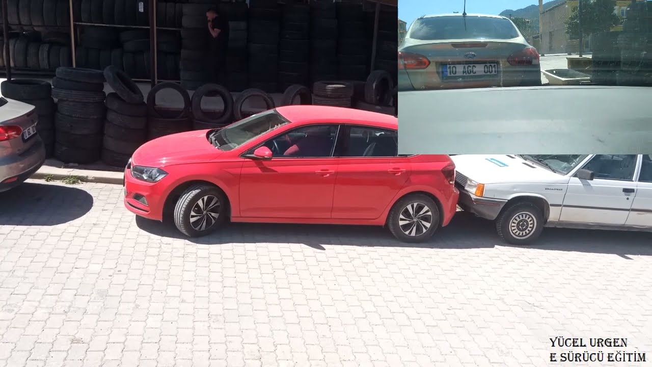 İKİ ARAÇ ARASINA PARK ETMEK. DAR ALANLARA PARK ETMEK