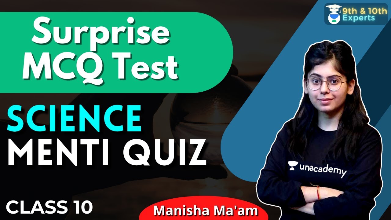 Class 10: Surprise MCQ Test | Science menti quiz | Physics | Manisha Ma'am