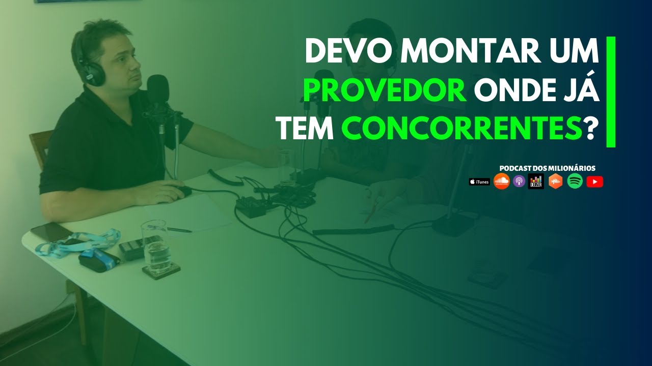 Devo montar uma rede de internet onde j&aacute; tem concorrentes