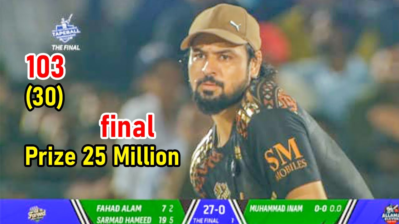Psl 4 Biggest Final Match  2025 Fahad Mian Channu Sarmad Hameed Vs Usama Ali Zain Lefti