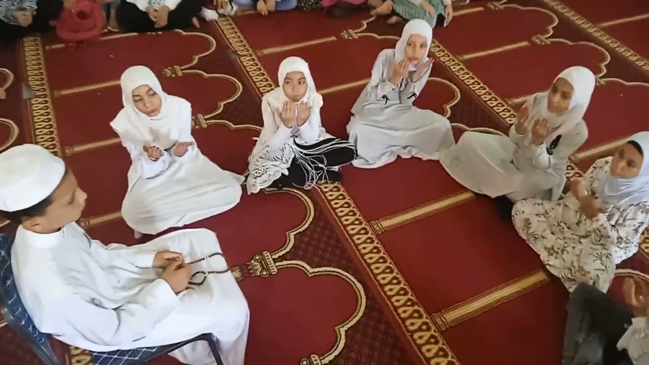 أنشودة شيخى علمنى القرآن بالحركات آداء عصافير دار السلام بعنيبس في حفل ختم القرآن لبعض طلاب المكتب❤