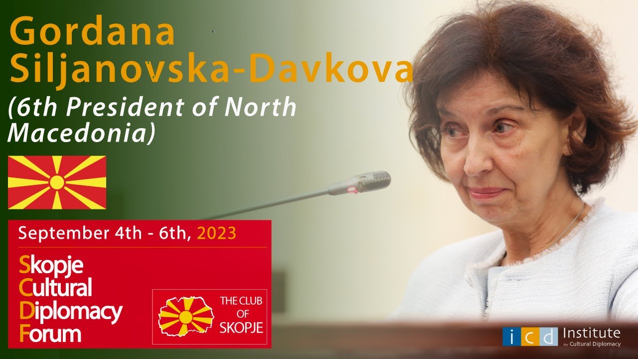 Gordana Siljanovska-Davkova (6th President of North Macedonia)