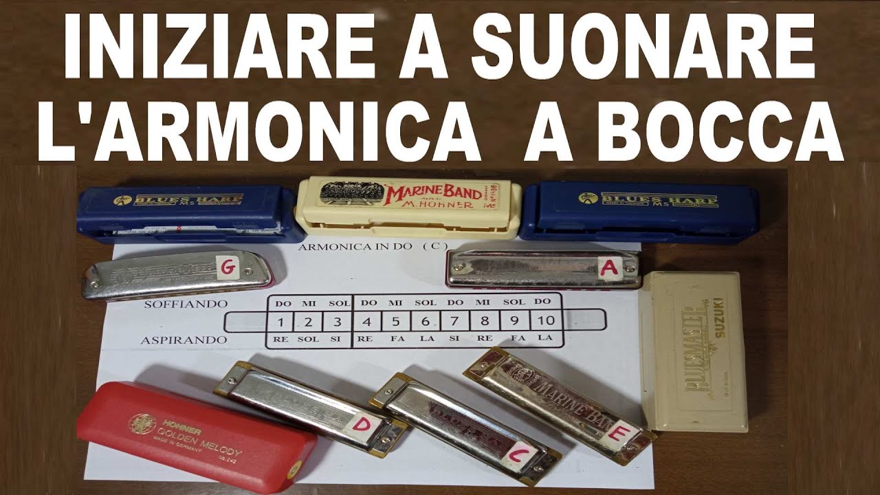 Come iniziare a suonare l'armonica a bocca da zero.