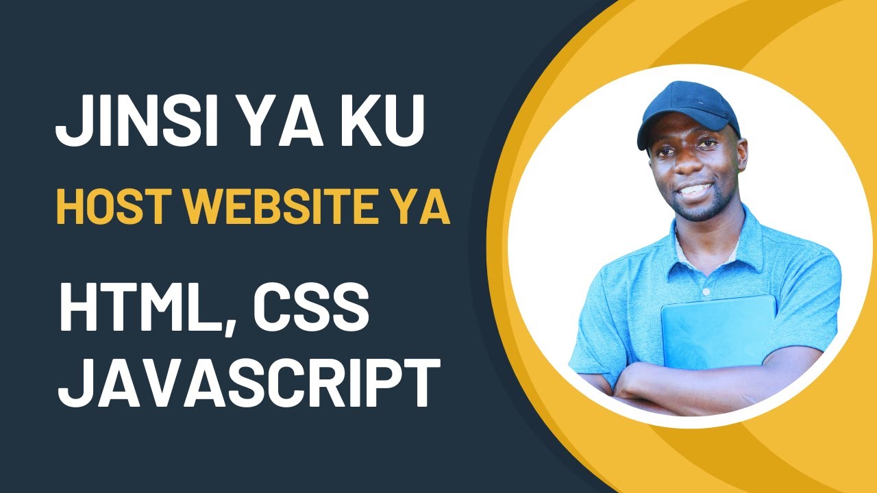 Jinsi ya ku host website ya HTML, CSS na Javascript kwenye domain yako