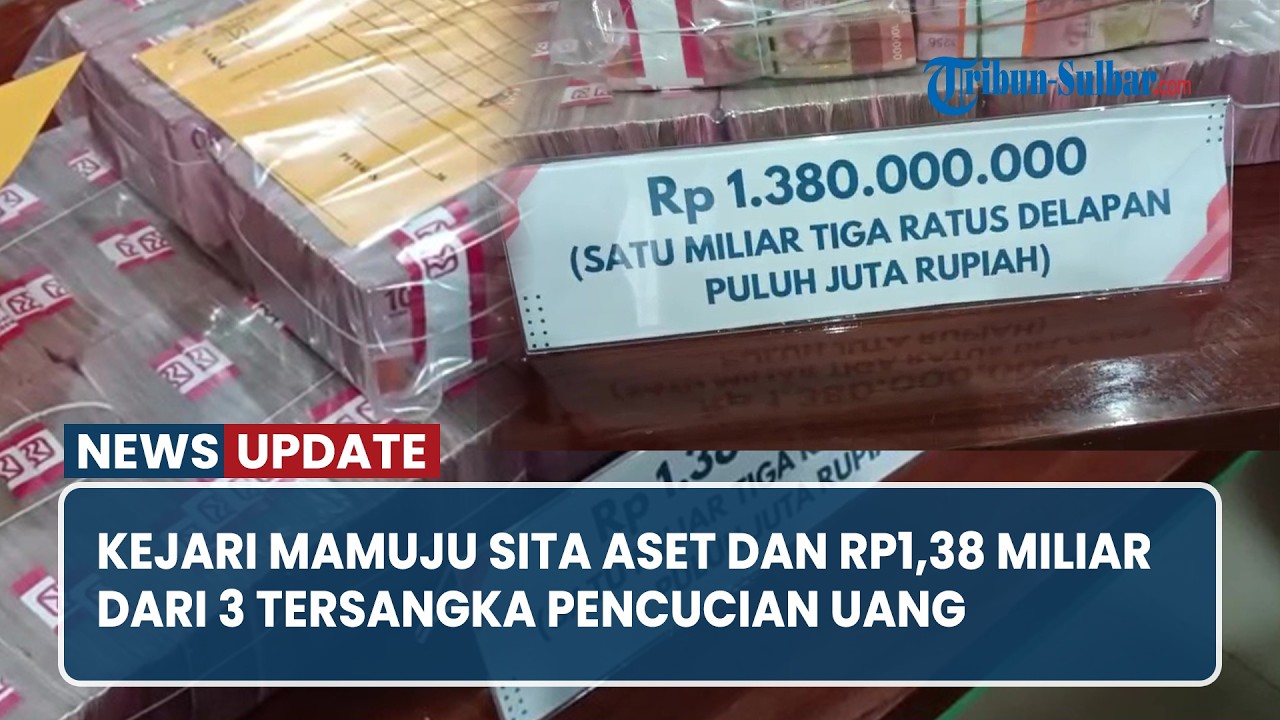 Kejari Mamuju Sita Aset Dan Rp1,38 Miliar Dari 3 Tersangka Pencucian Uang
