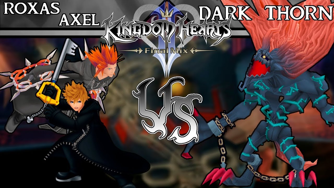 [KH2FM] Roxas and Axel vs Shadow Stalker/Dark Thorn (358/2 Days Style)