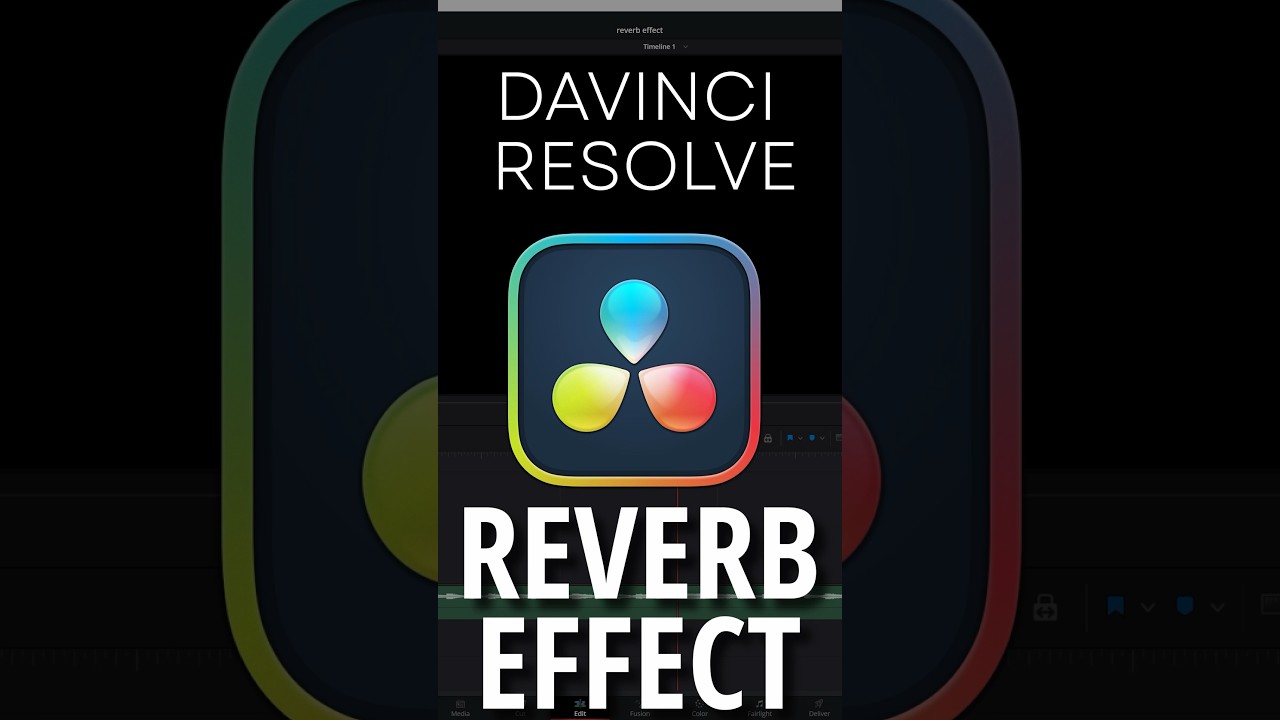 Эффект REVERB в Davinci Reaolve | Завершите песню где угодно! #davinciresolve