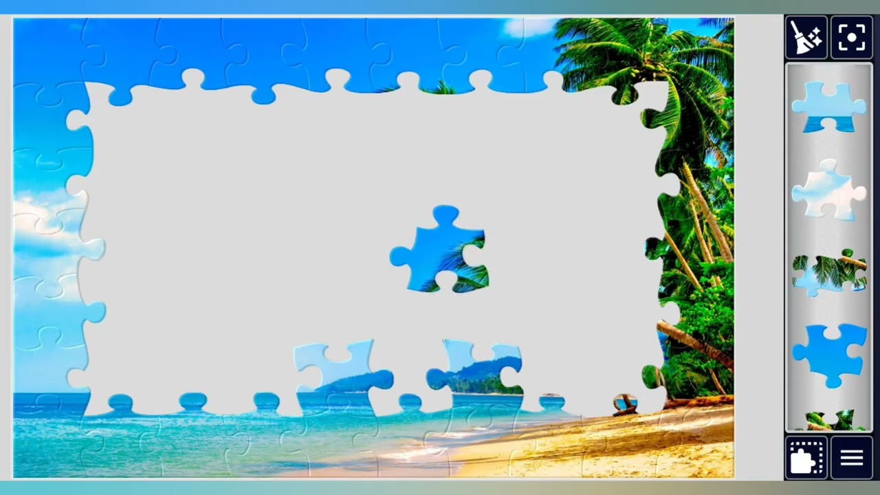 Beach Puzzle Paradise 🏖️ Jigsawpuzzle 🧩✨ @puzzlemaster1034 