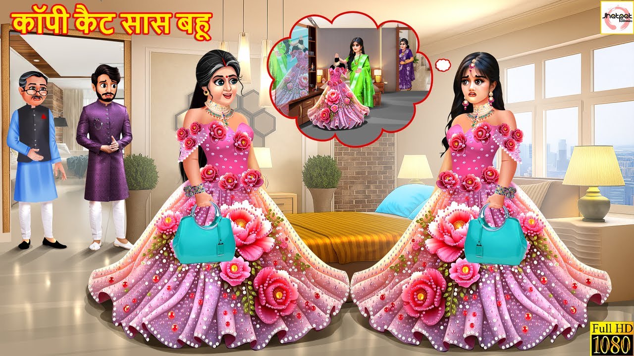 कॉपी कैट सास बहू | Copy Cat Saas Bahu | Saas Bahu | Hindi Kahani | Moral Stories | Hindi Cartoon