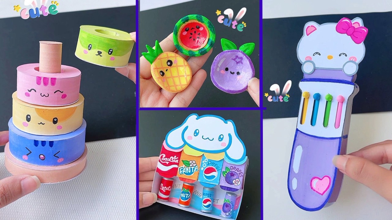 Paper craft / Easy to make/ how to make/ miniature craft/ school project / Tonni art and craft