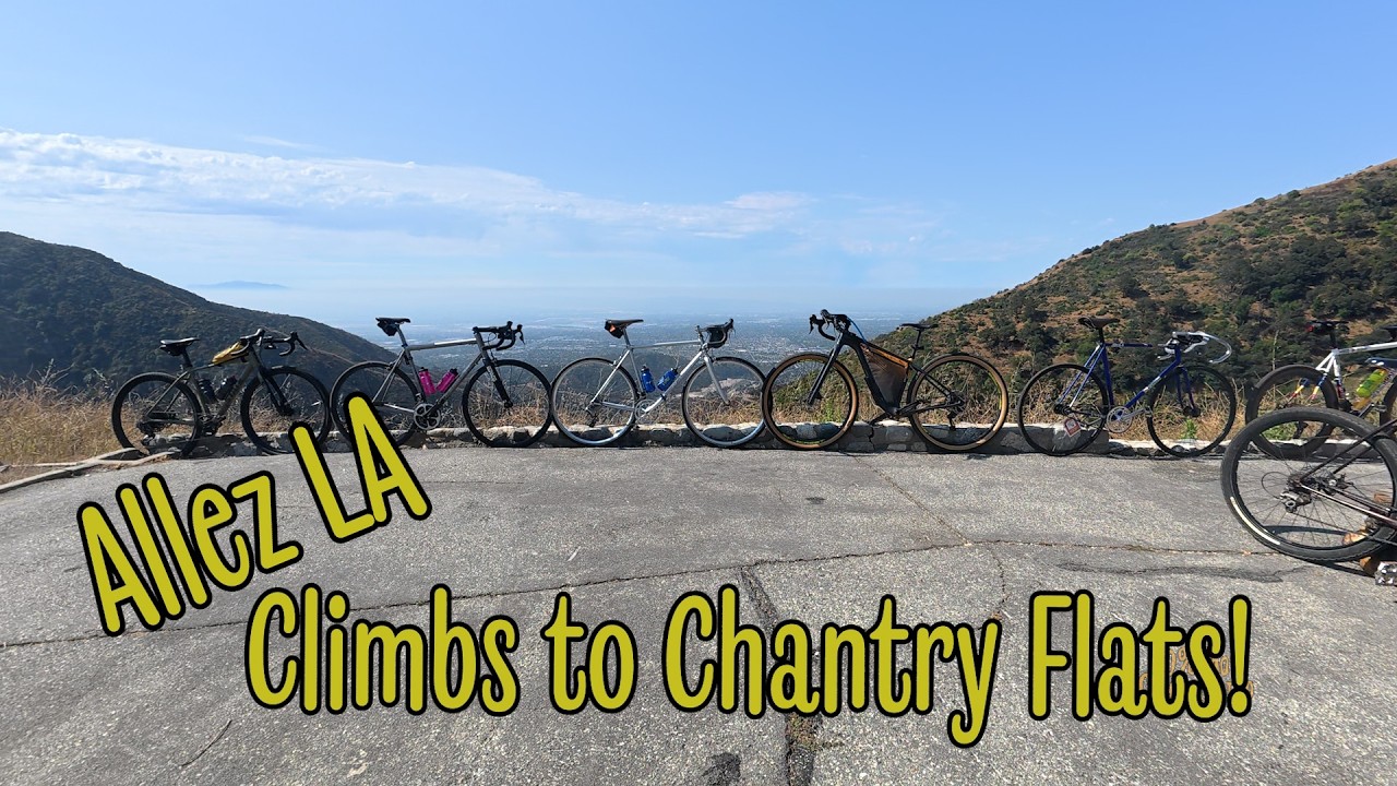 Allez LA Bike Shop Ride. Climb To Chantry Flats