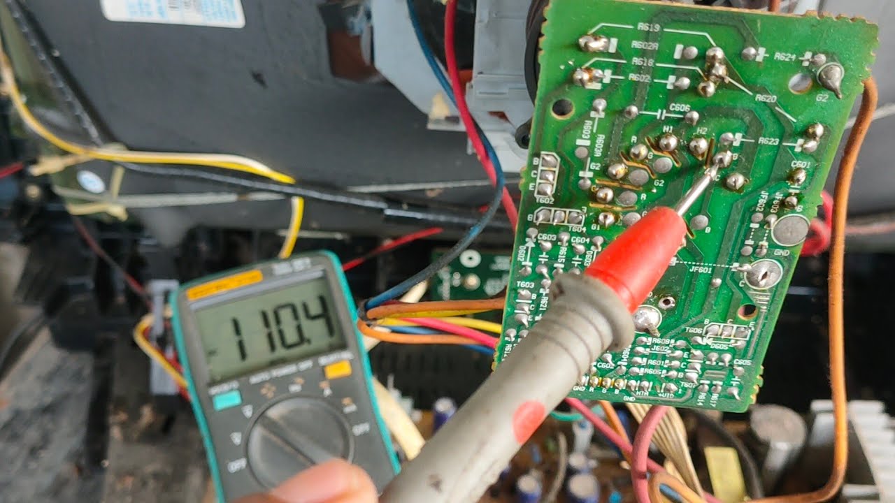 memperbaiki tv Polytron slim gambar yang redup