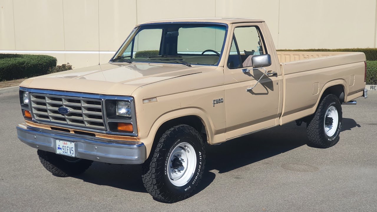 1984 Ford F250 Schaltgetriebe Beige