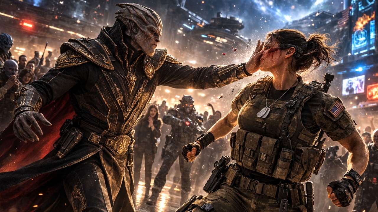 Alien Slapped a U S Marine in Public, Killed in 3 Seconds HFY Sci Fi