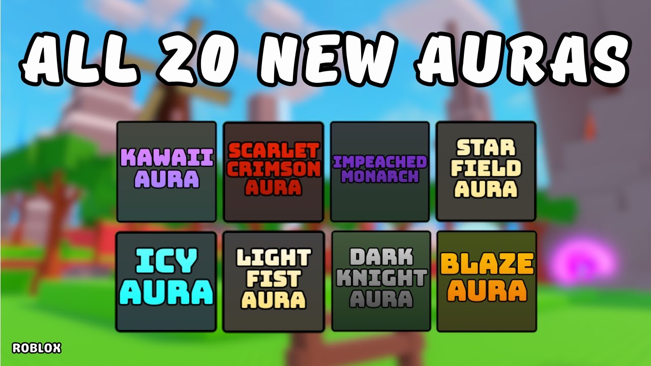 How To Get All 20 New Auras in Find The Auras (420) | Roblox