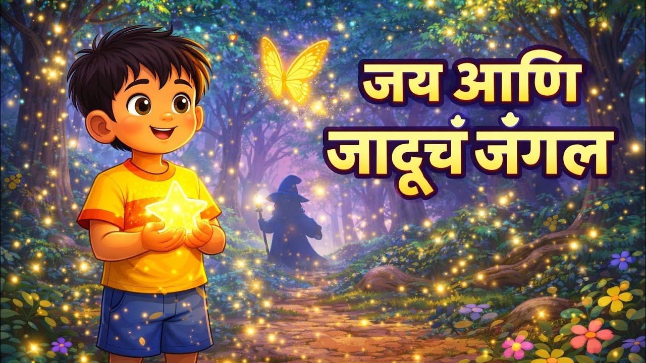 जय आणि जादूचं जंगल | Magical Forest Story in Marathi | Kids Moral Story