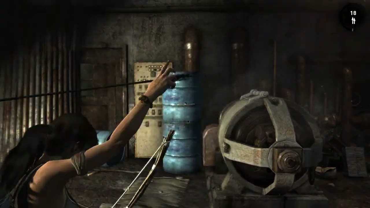 Tomb Raider [ITA] - Lara fa esplodere la stanza piena di gas