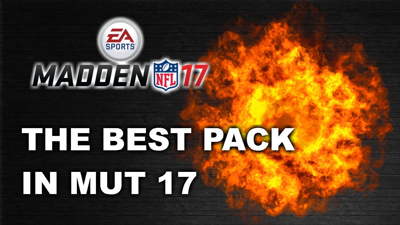 BEST PACK IN MUT 17!!! MADDEN ULTIMATE TEAM 17