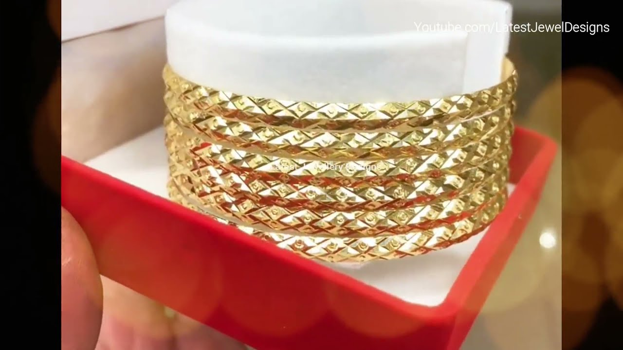 12 Grams Gold Bangle Designs with Price