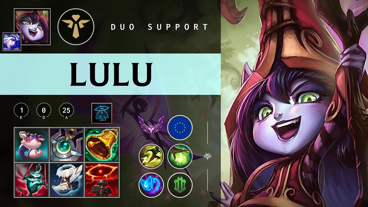 Lulu Support vs Rakan - EUW Master Patch 26.04