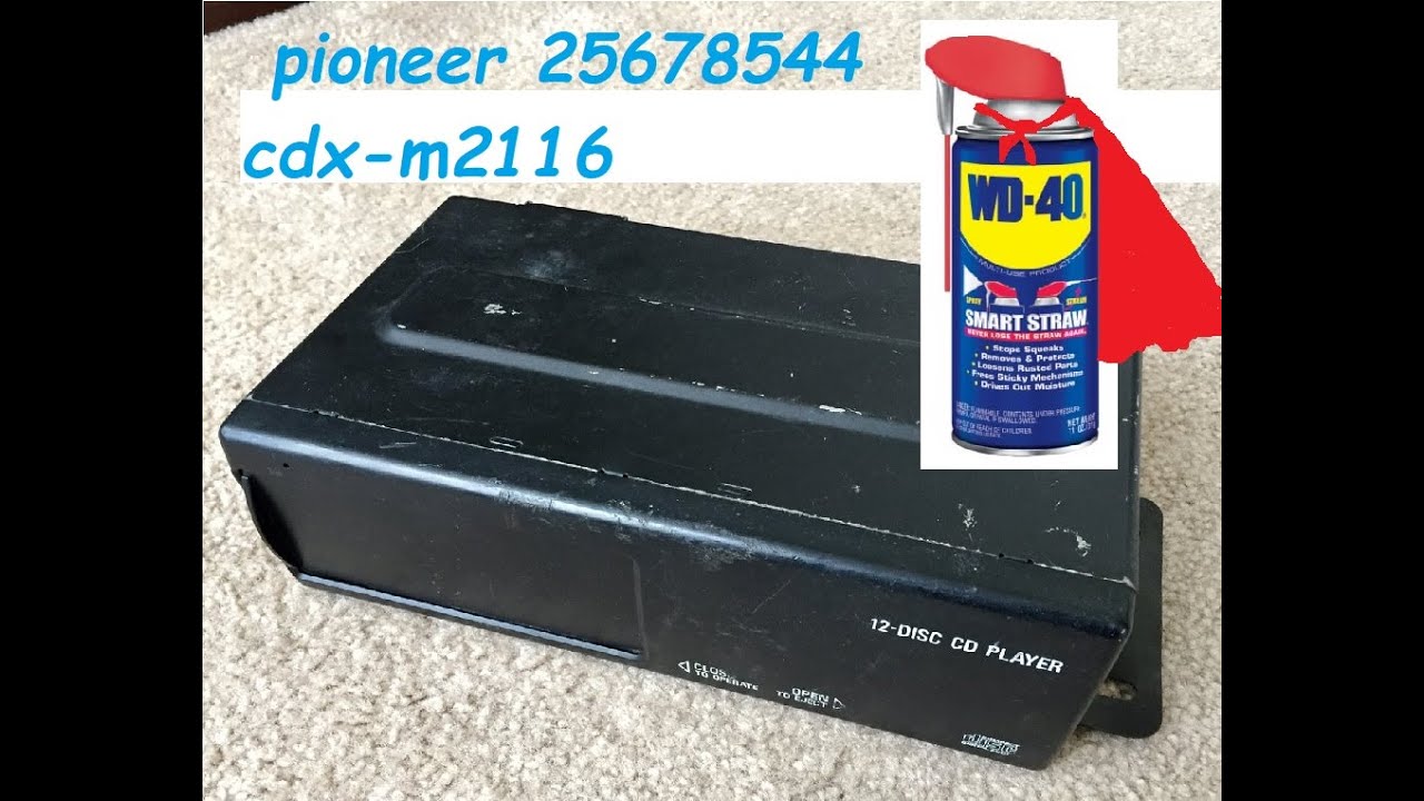 1999 pioneer 25678544 cdx-m2116 12 CD changer