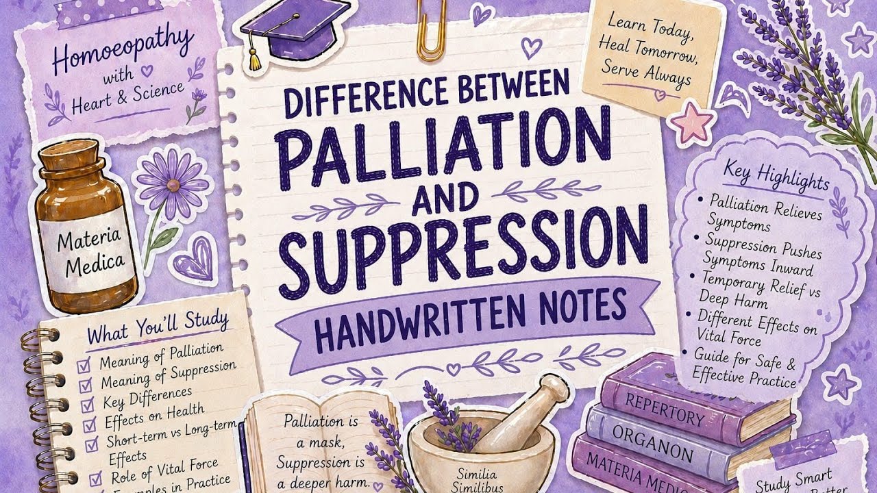 DIFFERENCE BETWEEN PALLIATION AND SUPPRESSION#differencebetweensuppressionandpalliation#handwritten
