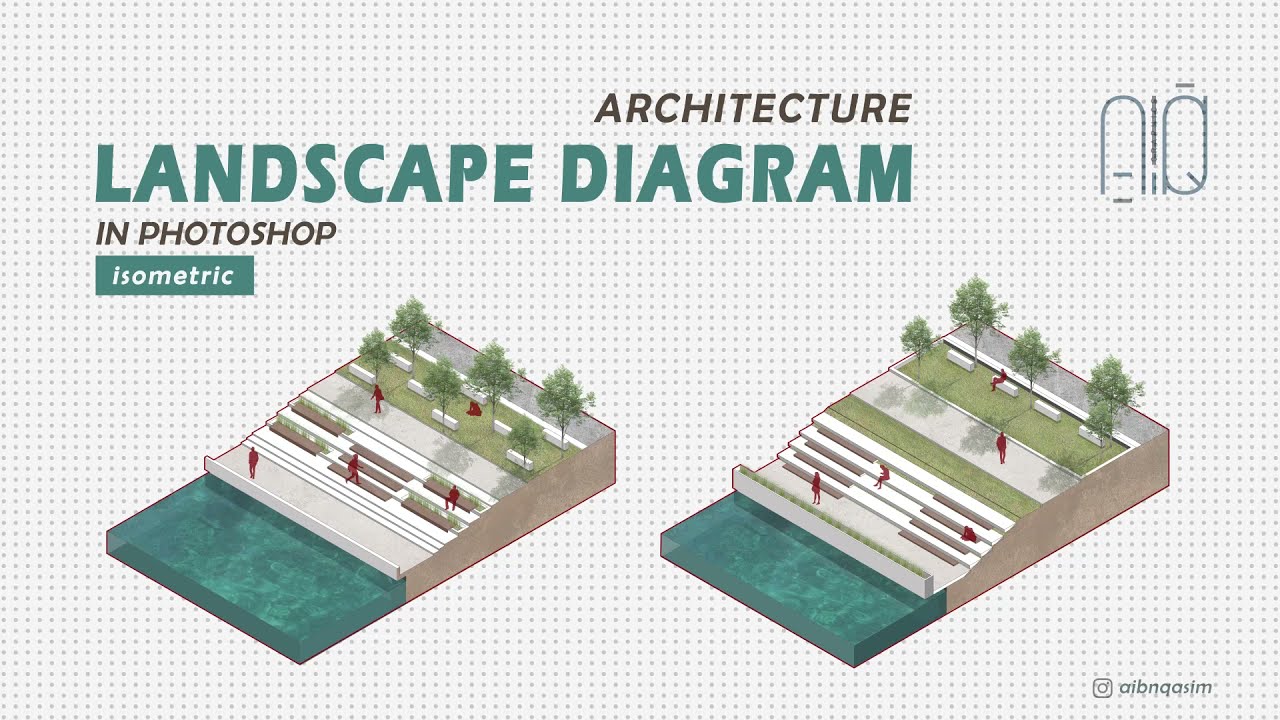 Landscape Diagram In Architecture | Photoshop