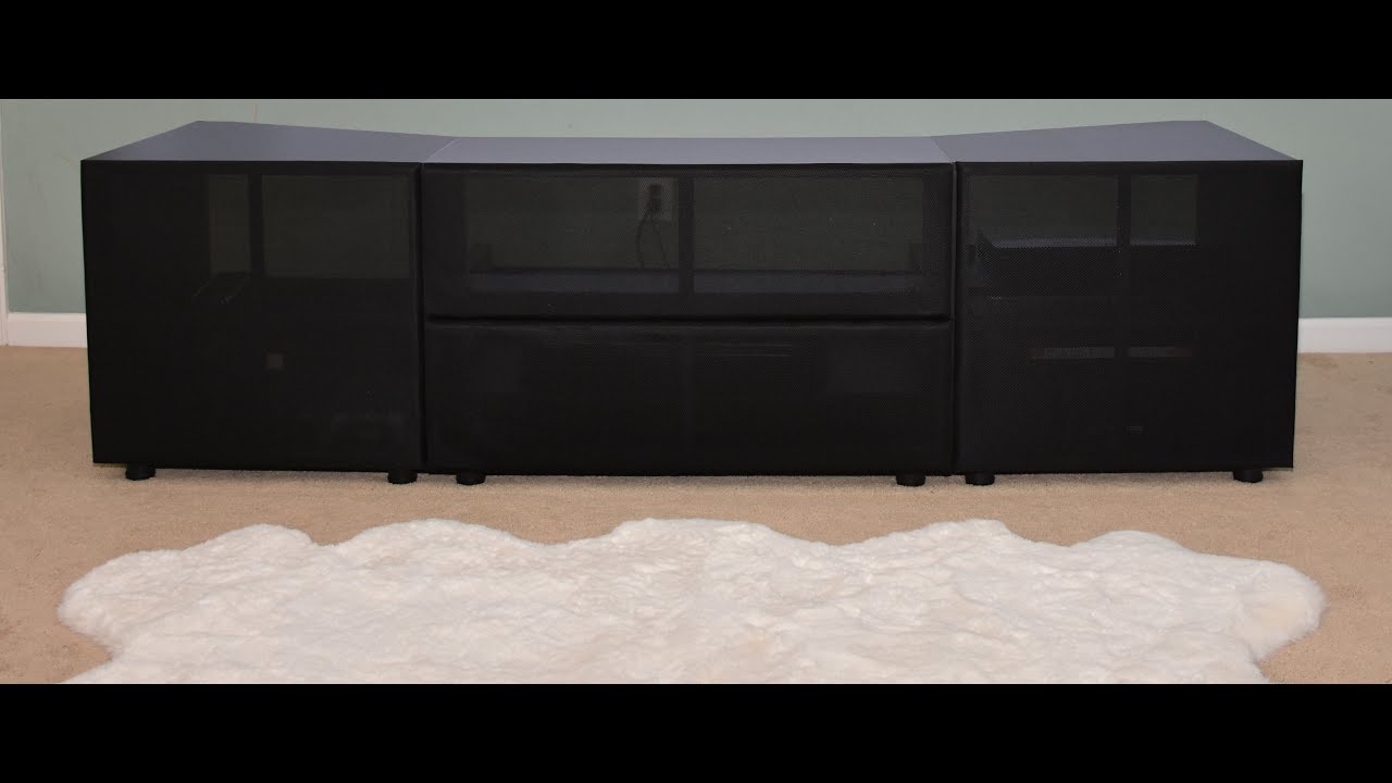 Cabinets Designed for UST Projector and Center Channel AWOL Visions 120  with 8 Feet Ceiling