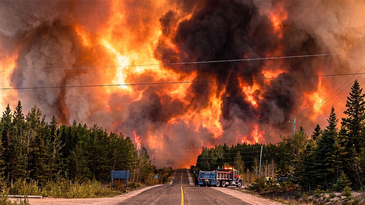 🚨 Ontario's Largest Wildfire Surpasses 450,000 Hectares and Keeps Spreading