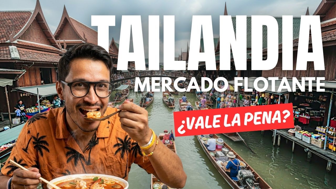 MERCADO FLOTANTE de Pattaya en familia 🇹🇭 | Barcas, comida y un secreto 👨‍👩‍👧‍👦🌊