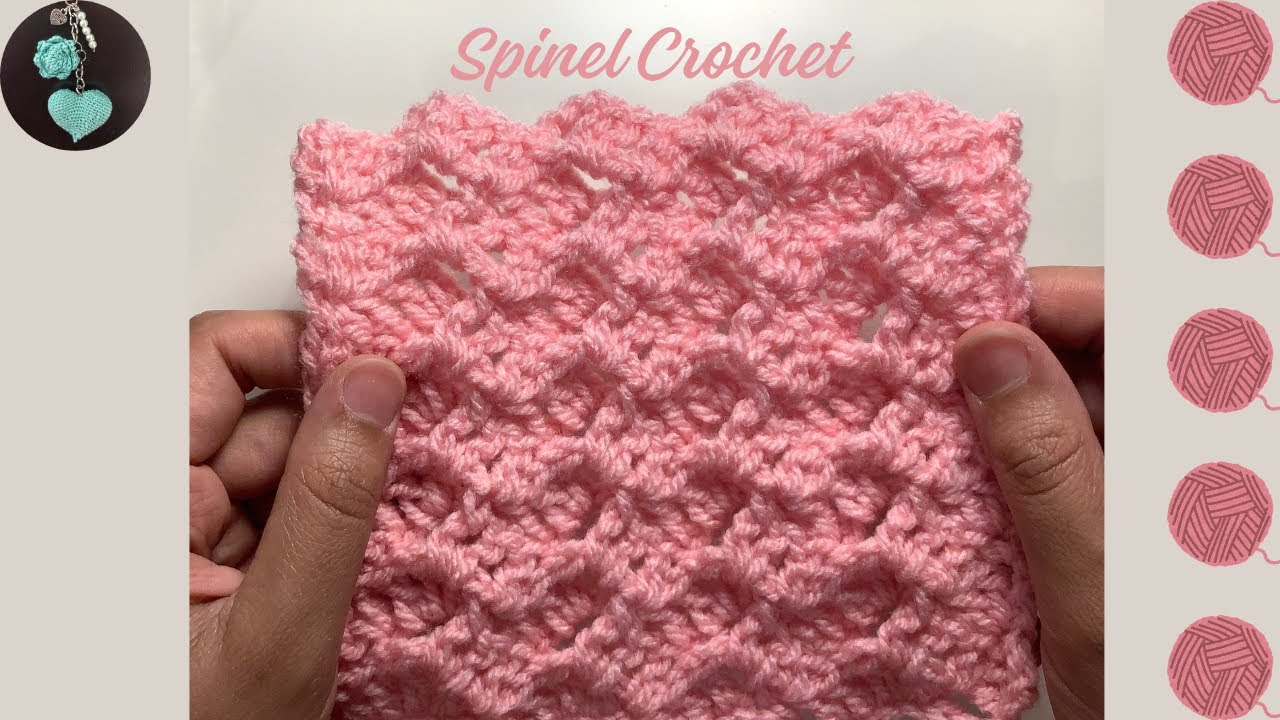 Crochet Crosshatch Stitch | Crochet Blanket Pattern | Crochet dishcloth Pattern | Spinel Crochet