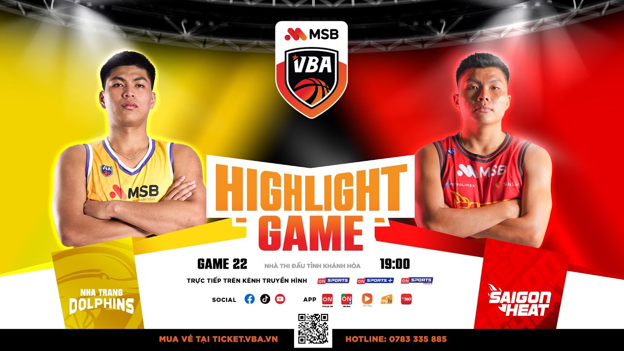 Full Game Highlights | Nha Trang Dolphins vs Saigon Heat  | 21.06 #bongroVBA #VBA #VBA2025