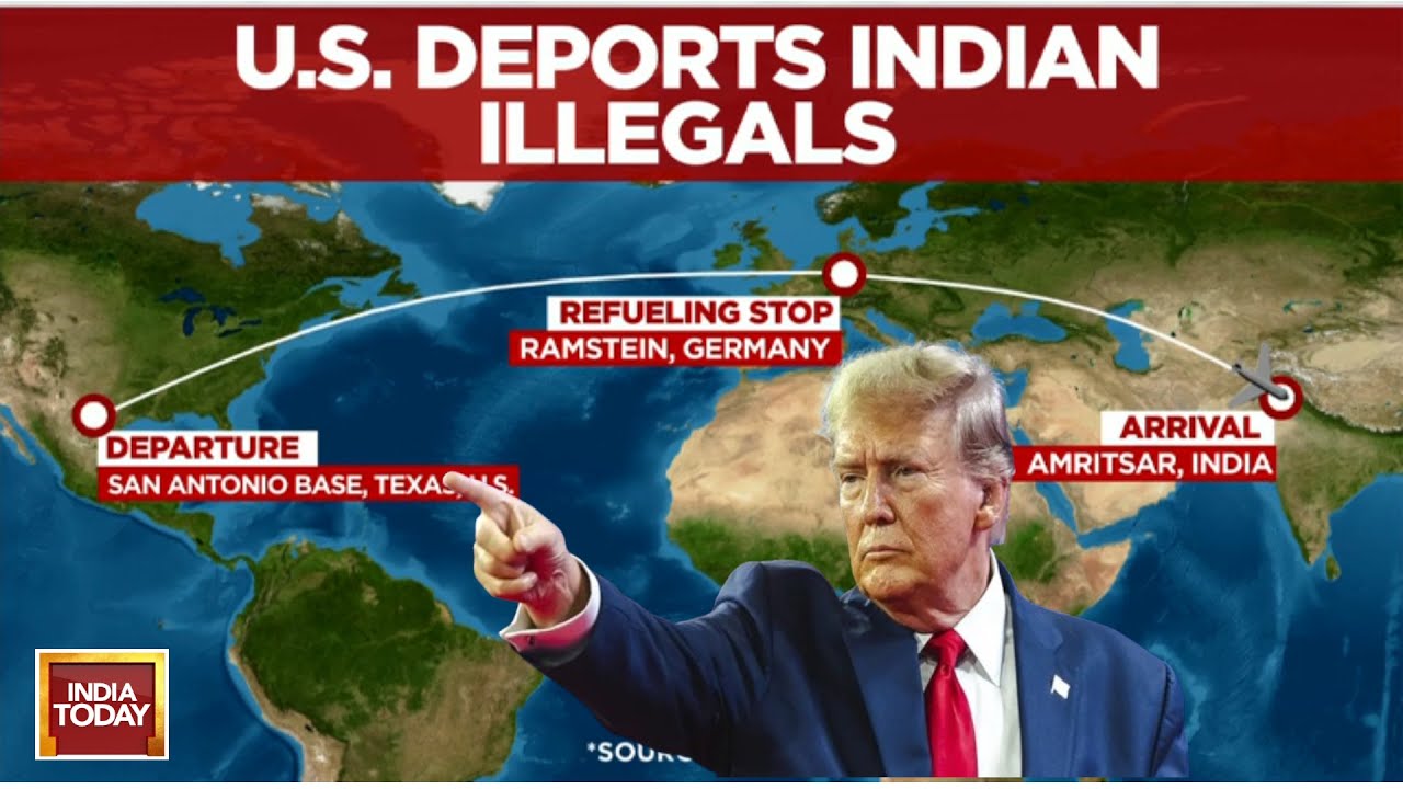 US Deports Illegal Indians: 104 Indian Immigrants Deported From US Land In Amritsar | India Today